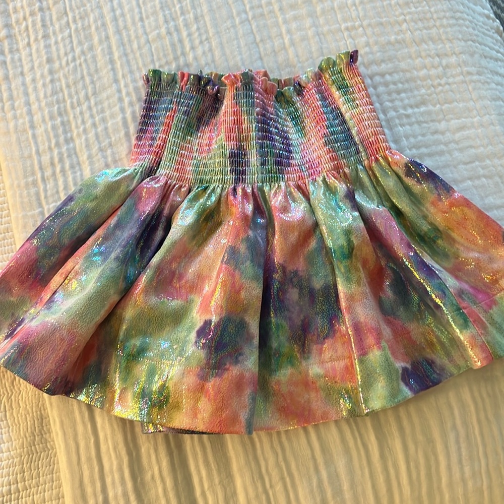Queen of sparkles multi color skort size XS NWT